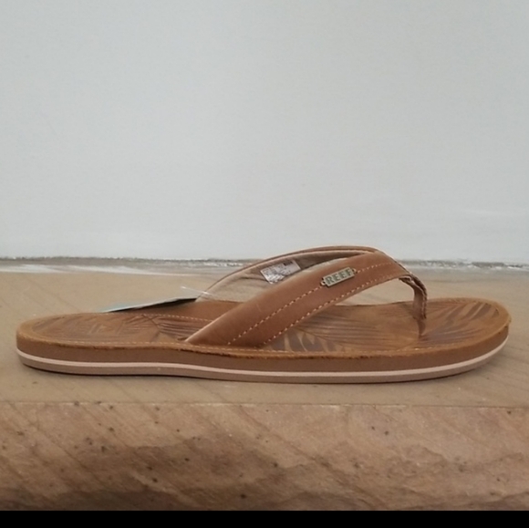 NEW! REEF Drift Away leather sandals NWT (Price Firm) NWT - Picture 7 of 8